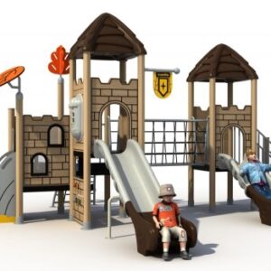 Aire de Jeux Extérieure Thème Château Médiéval – Medieval-Fortress M1