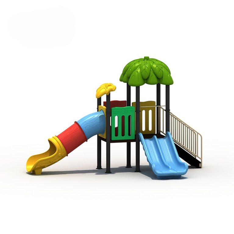 aire de jeux extérieure thème tropical – palm island p1