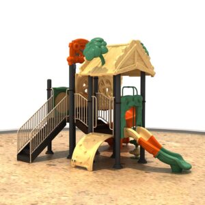 aire de jeux extérieure style cabane – forest cabin c2