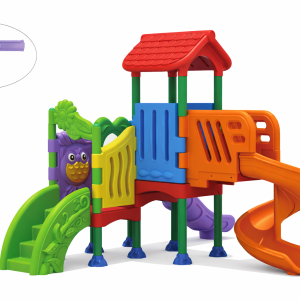 aire de jeux UNS-00191 avec toboggan structure extérieure enfants