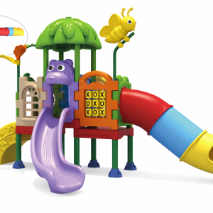 structure enfants UNS-00194 aire de jeux extérieure avec toboggan