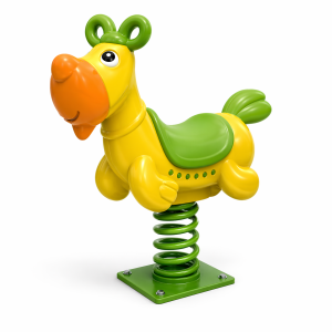 Parc de jeux pour enfants Maroc jeu sur ressort thématique chèvre verte avec barbe orange JR-219 Univers Jouet