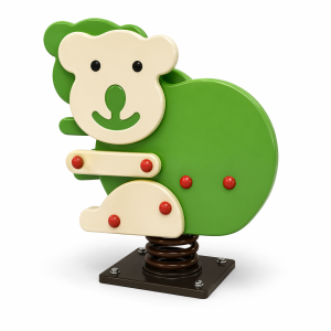 Mobilier de parc extérieur Maroc jeu sur ressort thématique koala vert et crème JR-226 Univers Jouet
