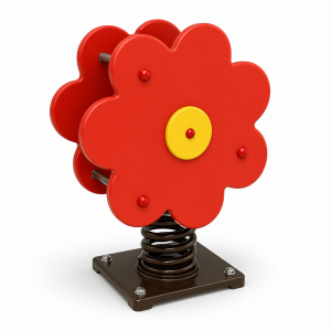 Jeux de plein air Maroc jeu sur ressort thématique fleur rouge avec centre jaune JR-231 Univers Jouet